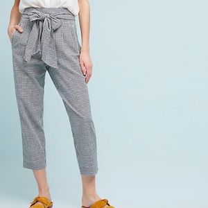 Cartonnier by Anthropologie Gingham Crop Pants